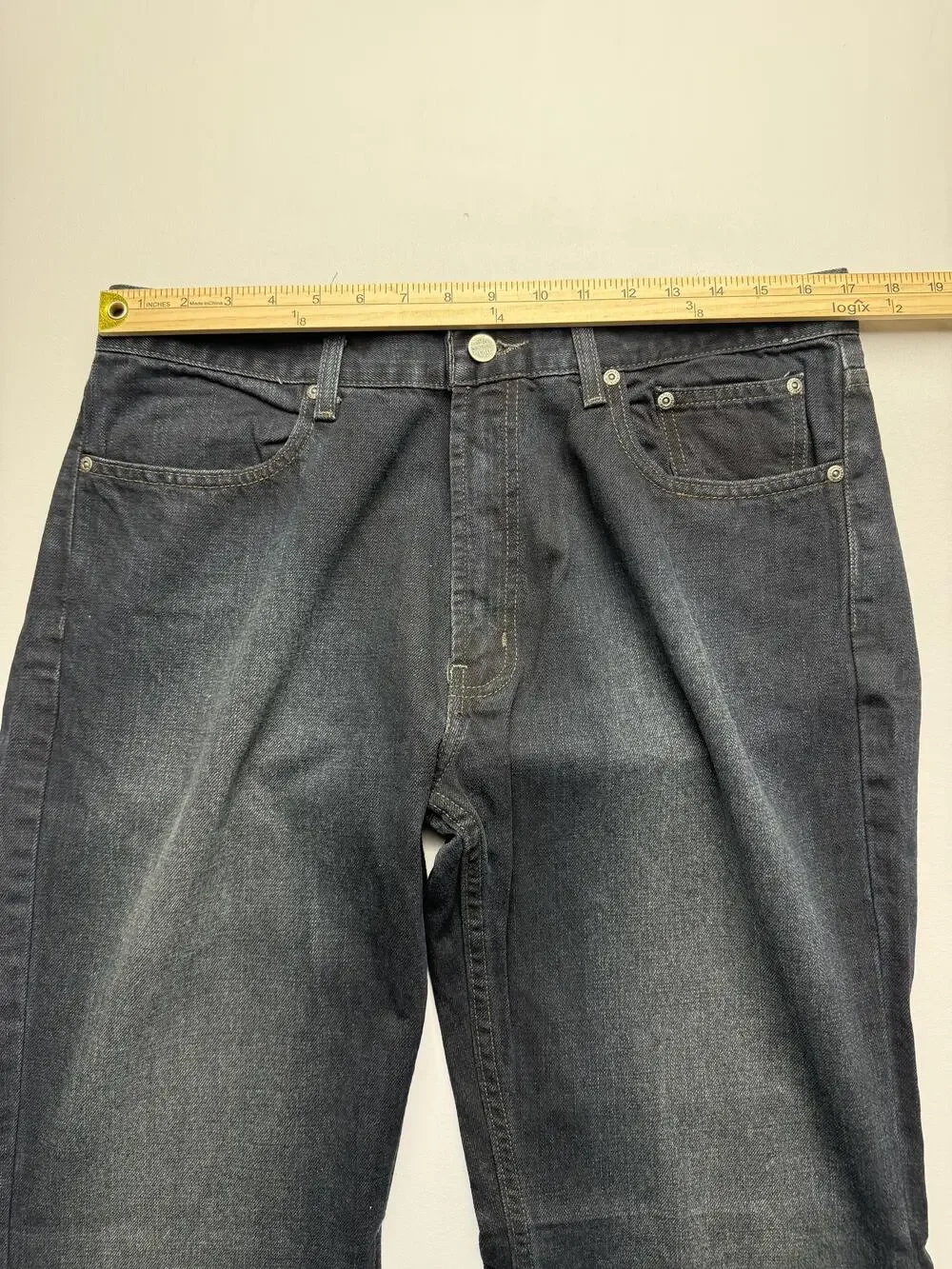 Harley Davidson Jeans Mens 36x34 Blue Med Wash Relaxed Wide Leg 5 Pocket